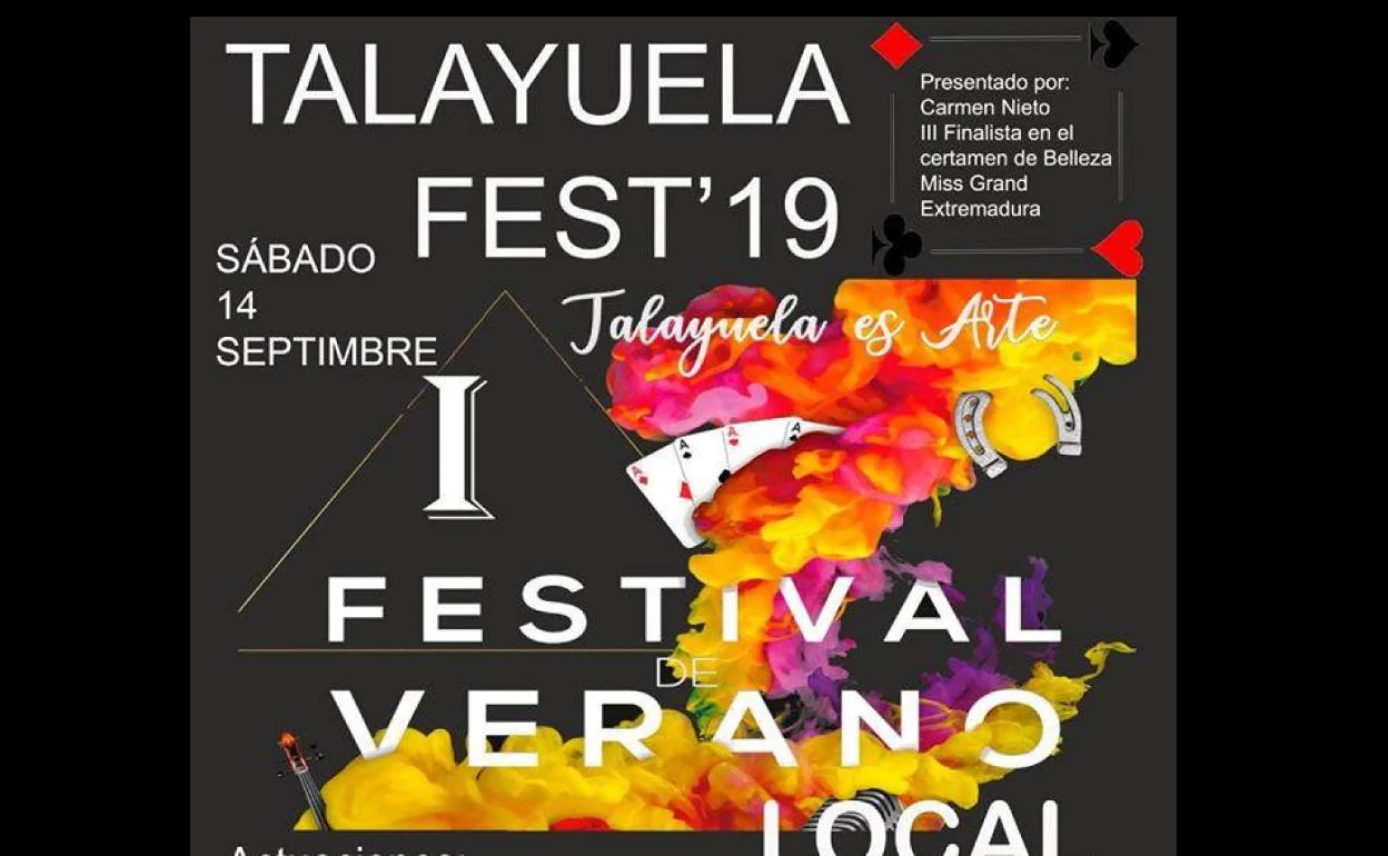 Los artistas locales protagonizan el I Festival de verano 'Talayuela Fest'19'