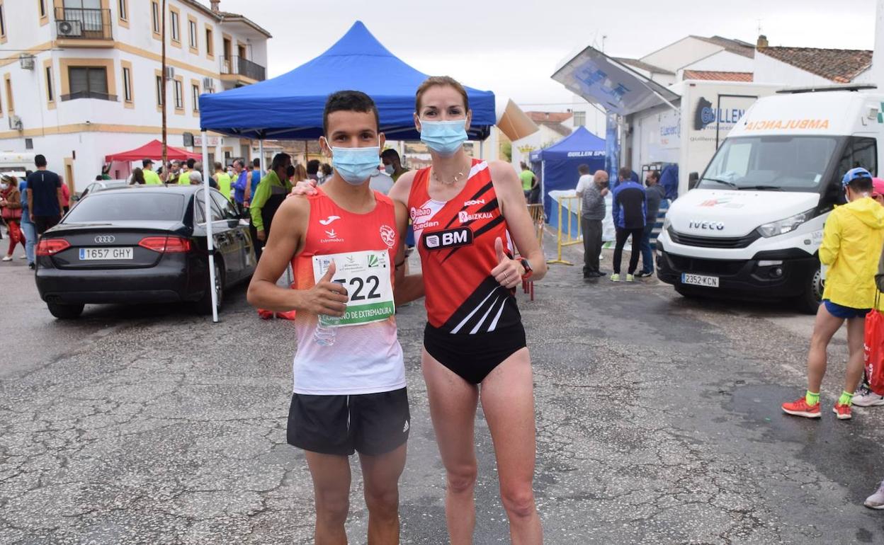 Houssame Benabbou y Teresa Urbina ganan el Cross Popular Ciudad de Trujillo