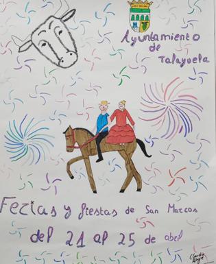 Cartel ganador en categoría infantil, realizado por Claudia Alegre 