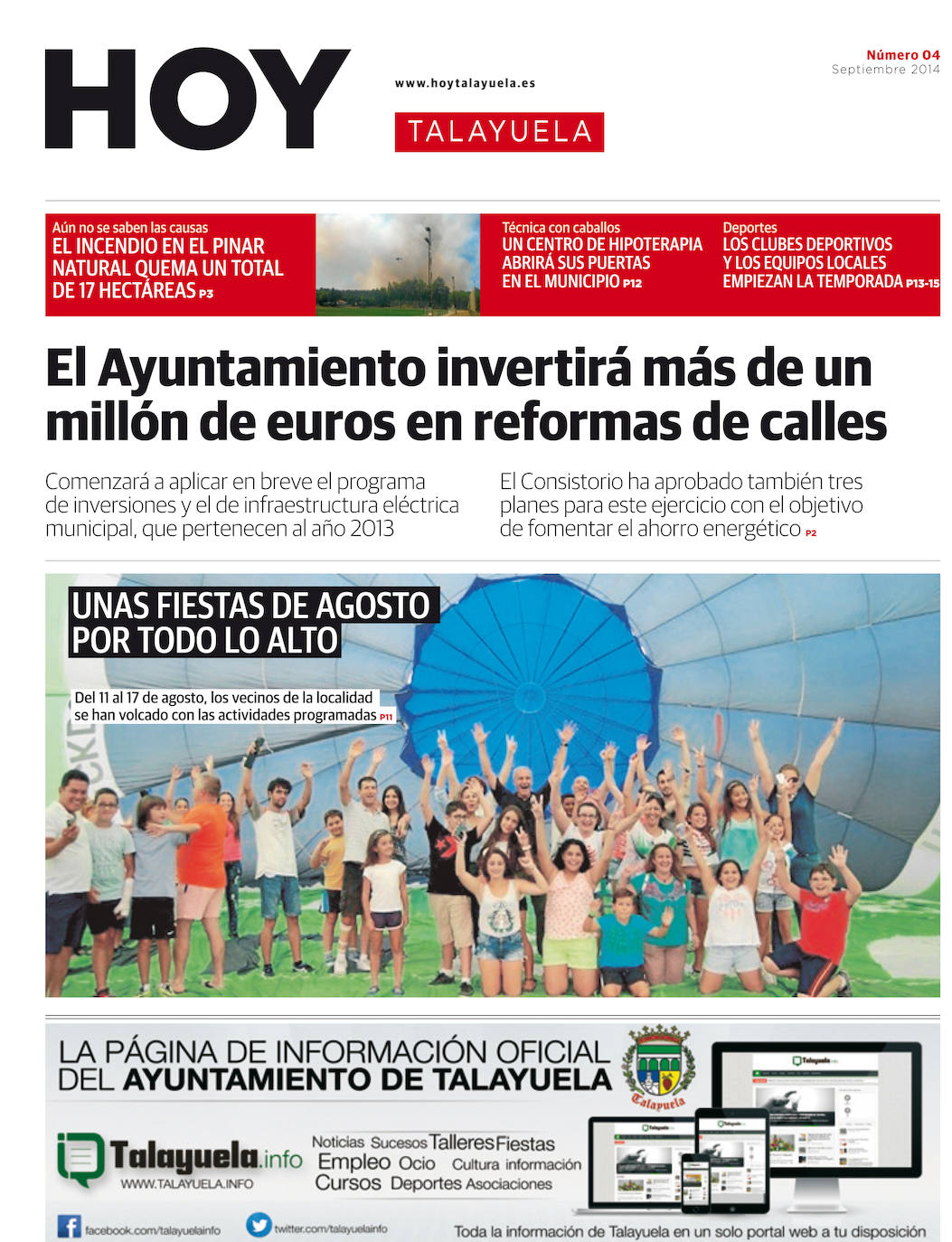 Fotos: Talayuela, portada a portada