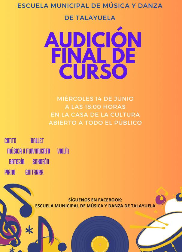 La Escuela Municipal de Música y Danza despide el curso con la Audición Final
