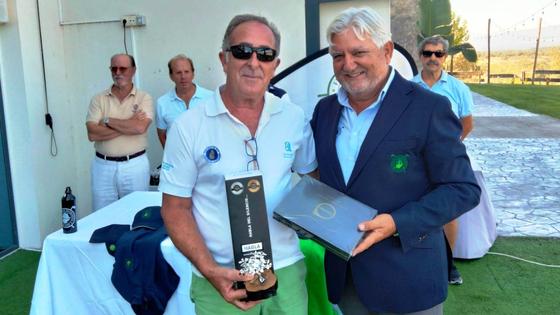 José Antonio Sánchez, premiado en la gala anual del golf extremeño