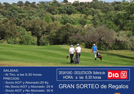 El nuevo torneo de golf se traslada al domingo por la lluvia anunciada para el sábado
