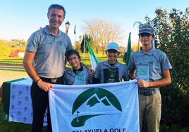 Tres jóvenes golfistas se proclaman campeones y subcampeona regional