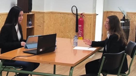 El instituto San Martín simula entrevistas de trabajo