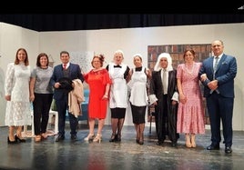 Integrantes el grupo de teatro La Hondonera