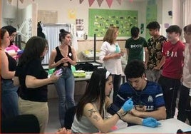 Estudiantes del instituto San Martín
