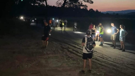 El viernes se celebró la Ruta Senderista Nocturna 2024