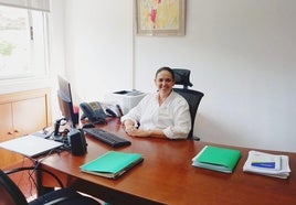 Leticia Mateos en su despacho en las instalaciones de Cetarsa