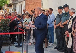 Roberto Baños en una reciente inauguración