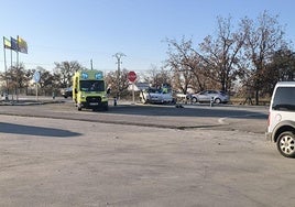 El accidente se produjo poco antes de las diez de la mañana del viernes