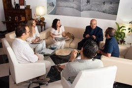 Un momento del encuentro.