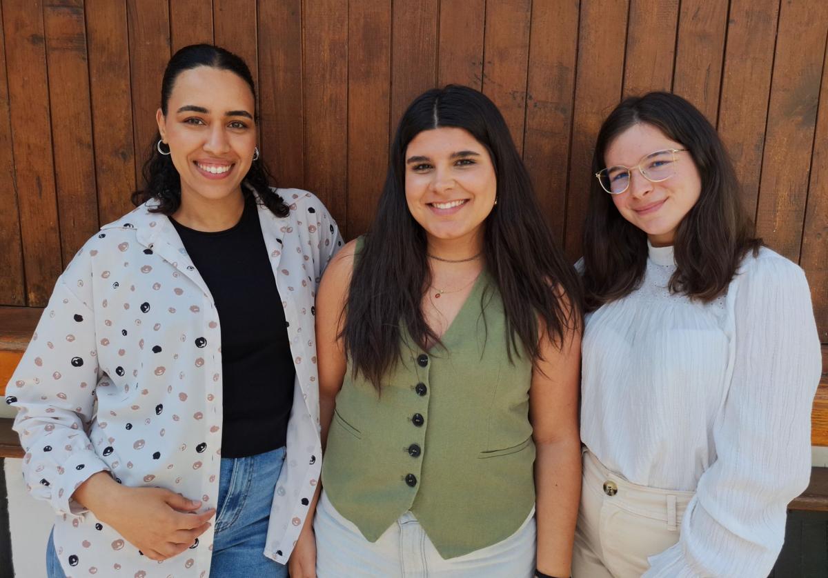 Las tres jóvenes universitarias que llevan casi un año en Cetarsa