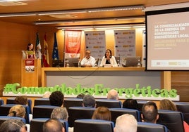 Un momento de la ponencia.