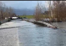 La finca de La Barquilla se queda aislada por el temporal