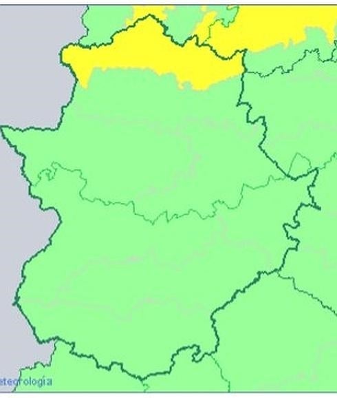 Mapa de avisos de la Aemet para el viernes 26 de febrero