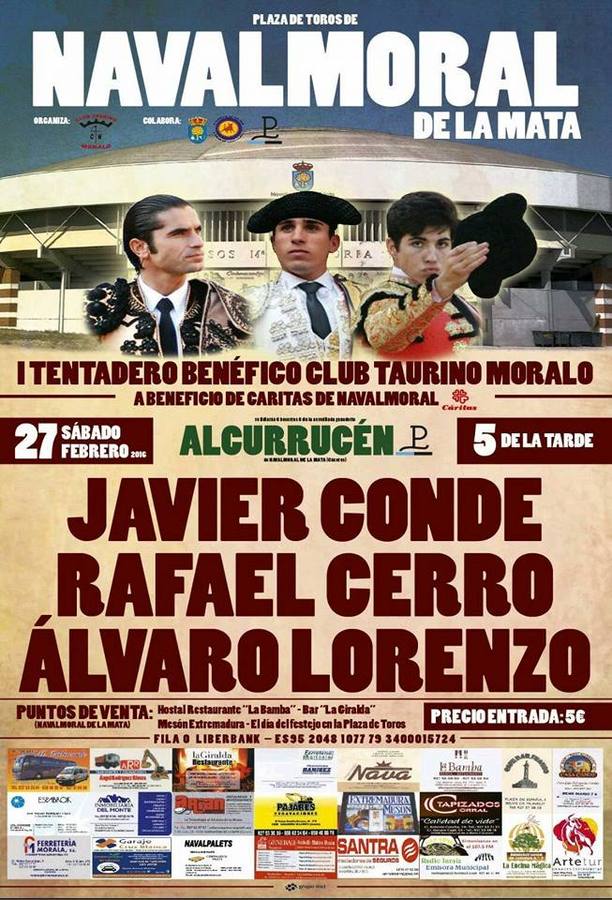 El Club Taurino Moralo organiza esta tarde un tentadero a beneficio de Cáritas Navalmoral