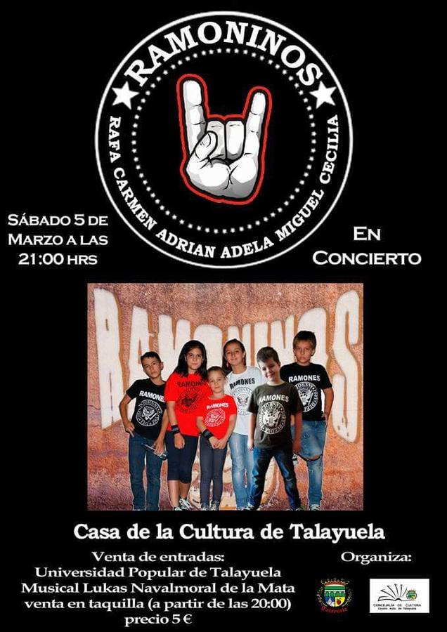 Todo preparado para el concierto de los Ramoninos