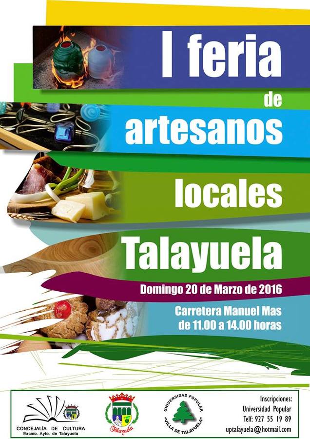Hoy termina el plazo para inscribirse en la primera edición de la Feria de Artesanos Locales