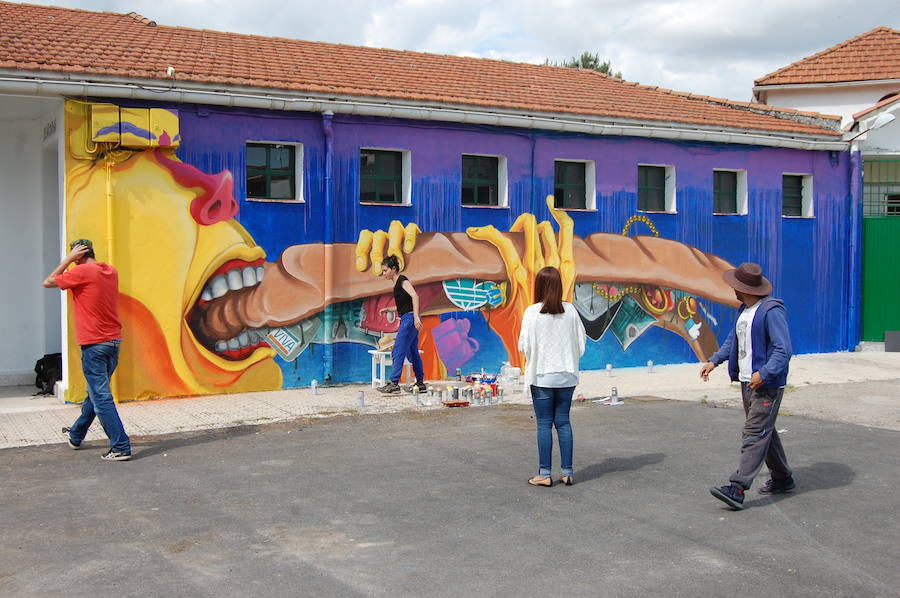 Muro Crítico deja su huella en Talayuela