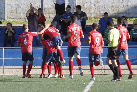 El Diocesano celebra un gol el año pasado