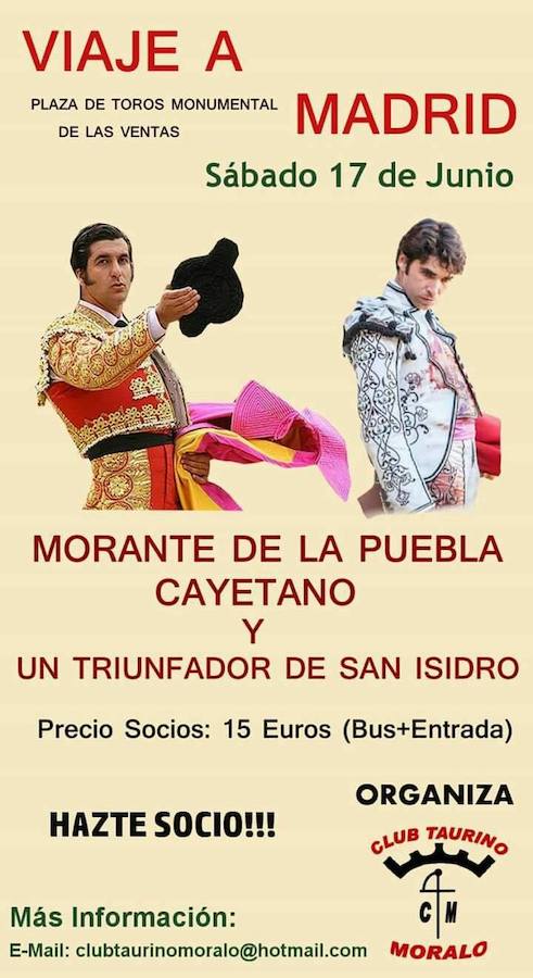 El Club Taurino Moralo organiza un viaje a la Feria de San Isidro de Madrid