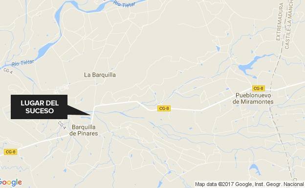 Se amputa varios dedos de una mano en un accidente laboral cerca de Barquilla de Pinares
