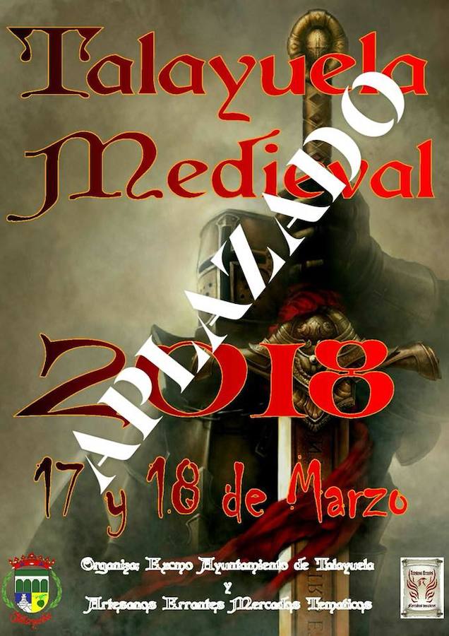 El anuncio de lluvia para el fin de semana aplaza la celebración del Mercado Medieval