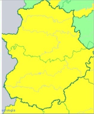 Los avisos por calor vuelven este domingo a Extremadura y se extenderán a toda la región el lunes