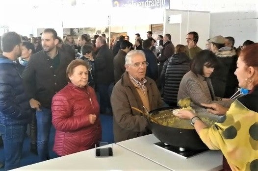 Asistentes a la feria Agroganadera de Trujillo 