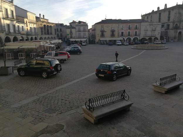 La plaza Mayor permanecerá cerrada a ltráfico 
