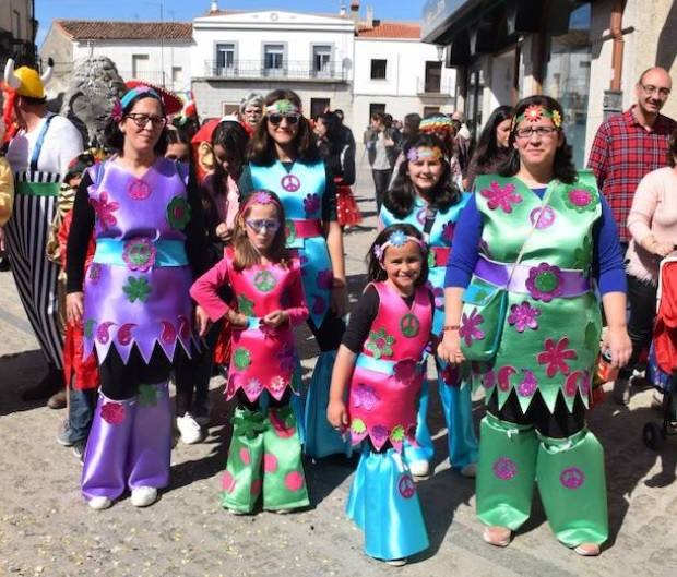 Participantes de los Carnavales de Huertas de Ánimas en una edición anterior 