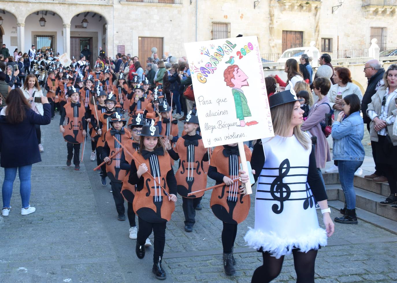 Alumnos del colegio Sagrado Corazón de Jesús 