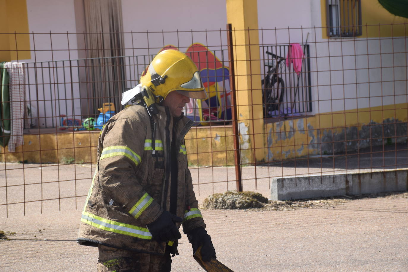 Fotos: Incendio en una nave en Copreca