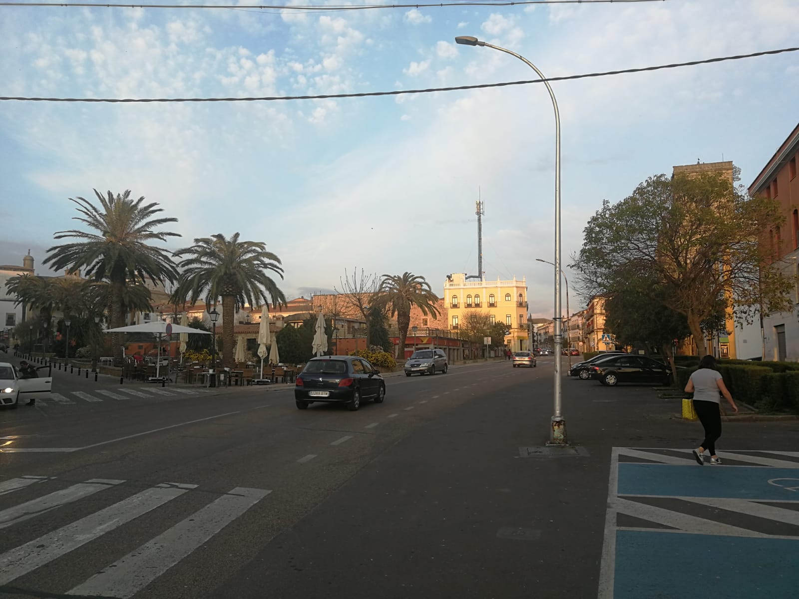Una de las calles beneficiadas 
