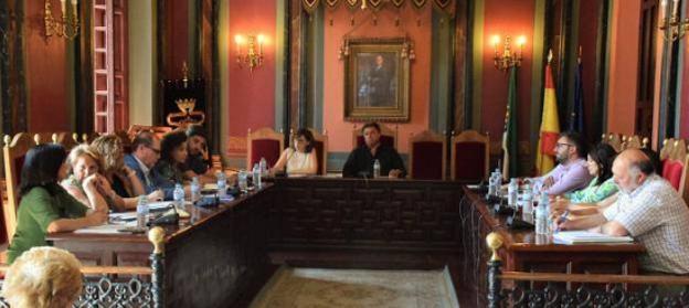 Sesión plenaria anterior en el Ayuntamiento 