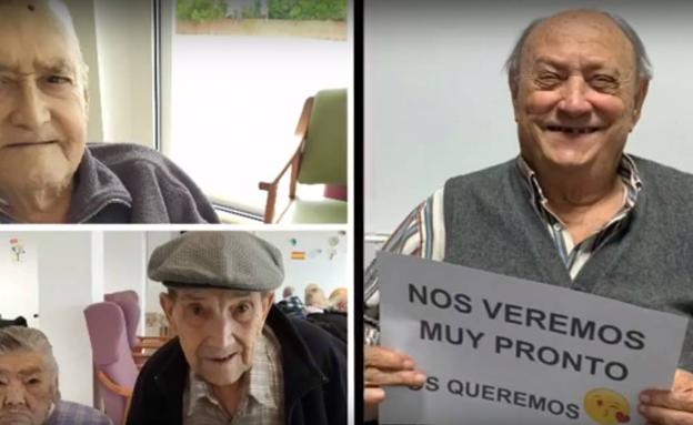 Imagen del vídeo con residentes