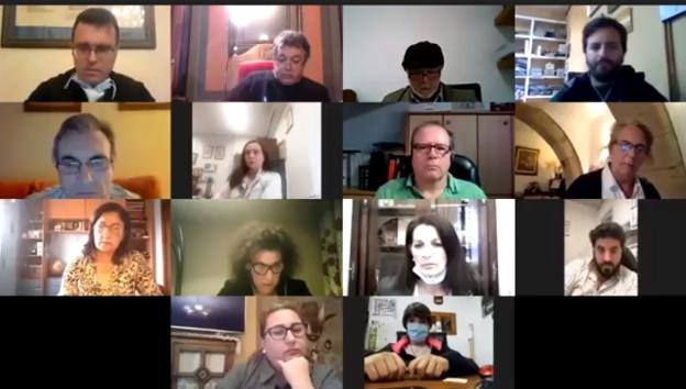 Participantes en el último pleno 