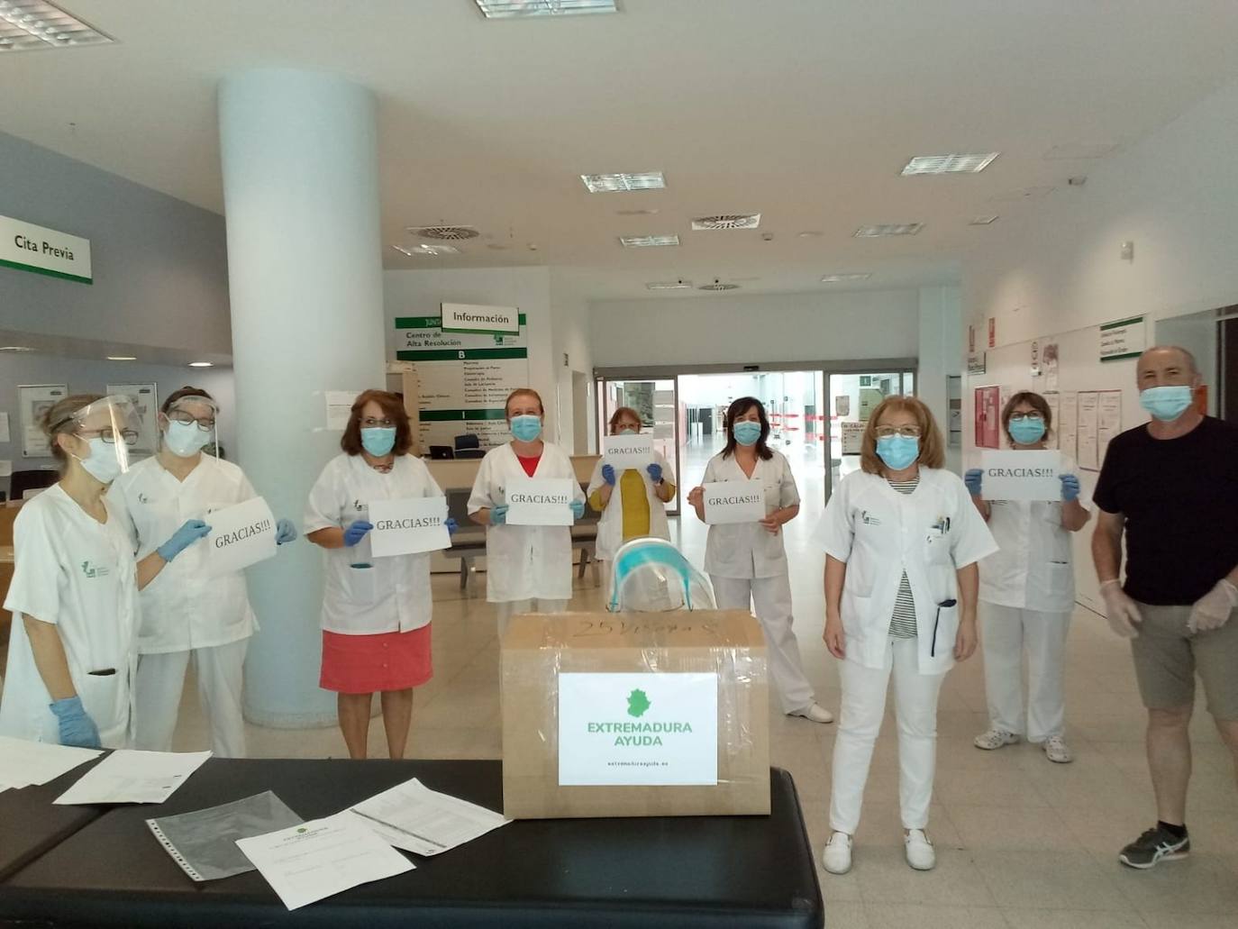 Una de las entregas realizadas.