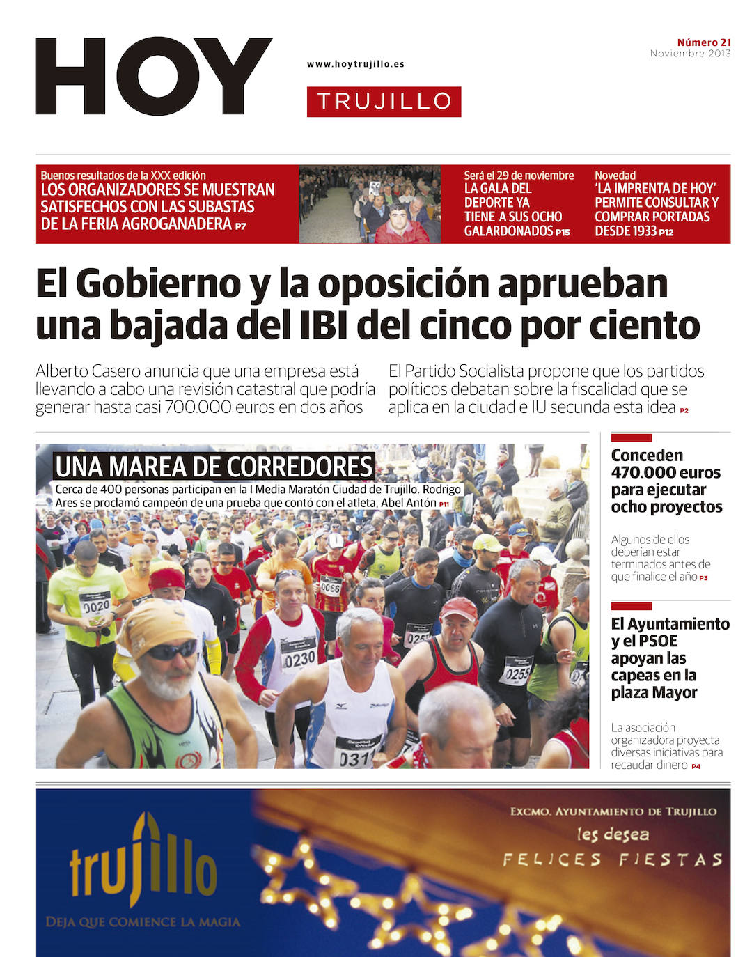 Fotos: Un recorrido por las 100 portadas de HOY TRUJILLO