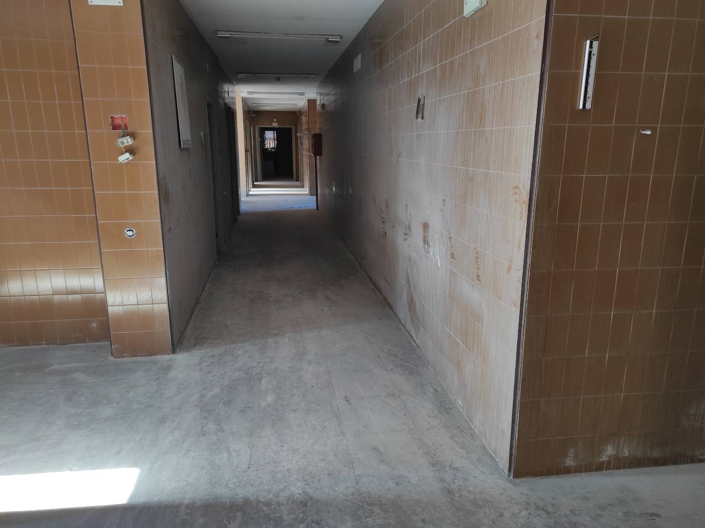 Fotos: Limpieza del edificio de la Segurida Social