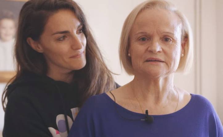 Mari Avila con su hija Victoria Donaire 