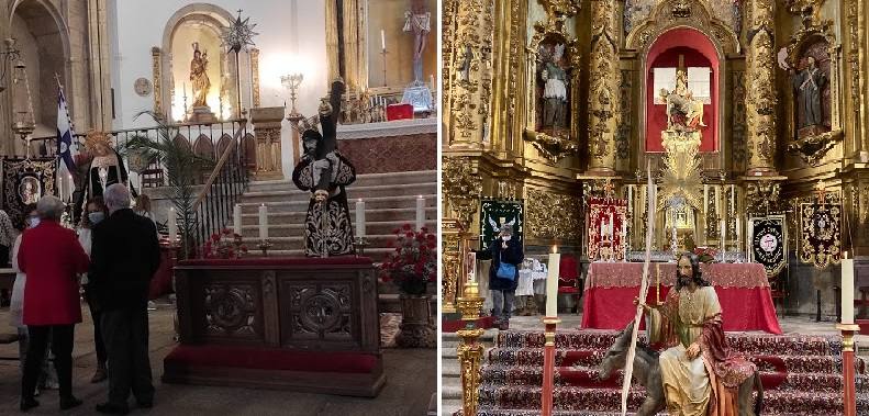 Las celebraciones del Domingo de Ramos se centran en las iglesias de San Francisco y San Martín