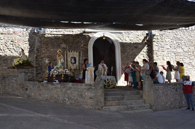 Acto en las fiestas de Belén, antes de la pandemia 