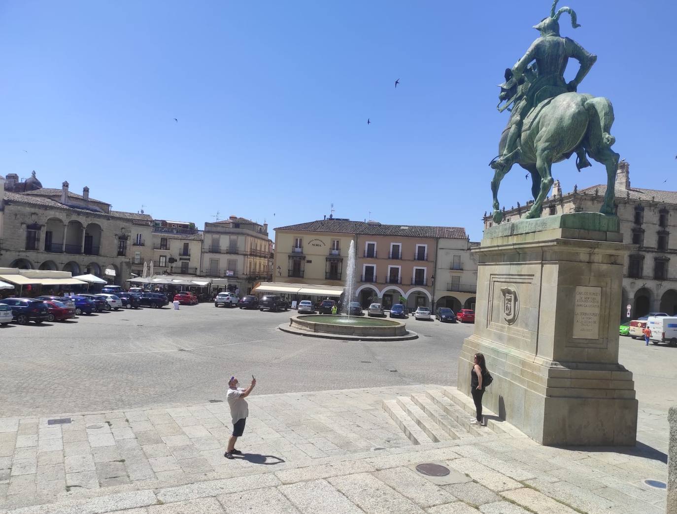 La plaza Mayor de Trujillo 