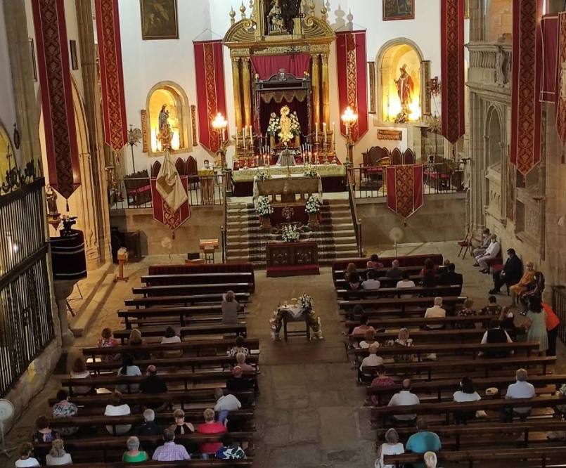 San Martín, en uno de los días de novena del año pasado. 
