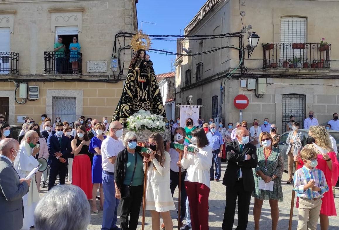 La Virgen en la plaza Mayor