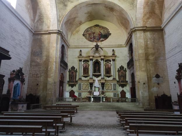 La iglesia de Los Hermanos, hace unos días. 