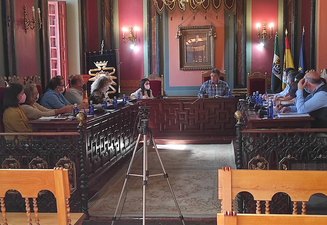 Pleno en el que se aprobaron las nuevas tarifas. 