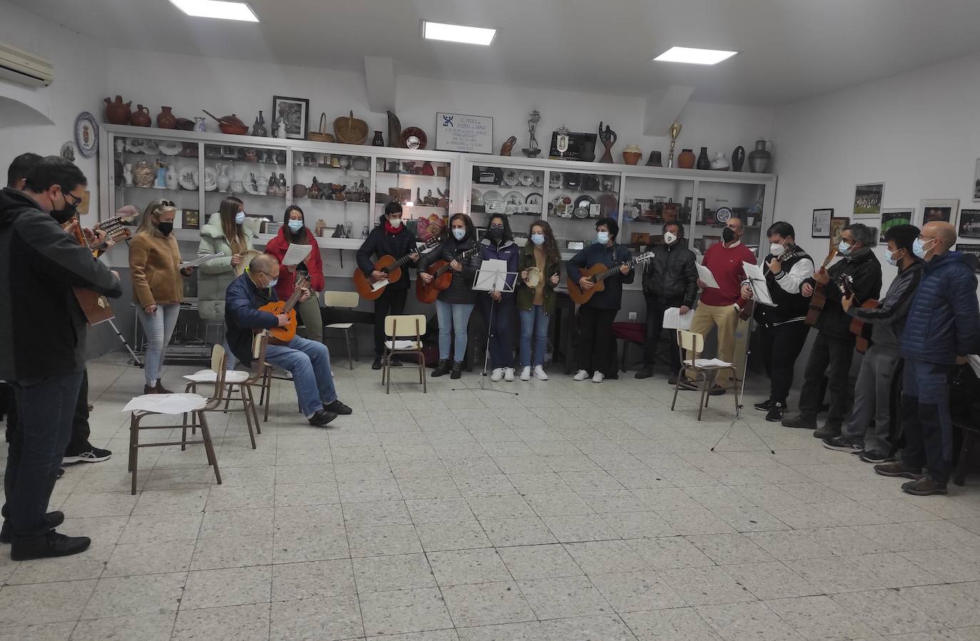 La agrupación en un ode los ensayos 
